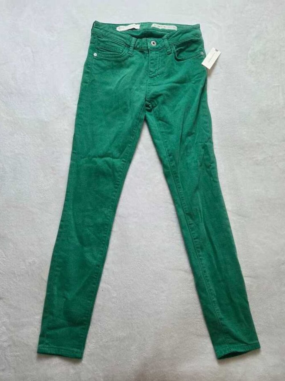 New 25 Anthropologie x Pilcro and the Letterpress skinny ankle jeans in green - Picture 3 of 10